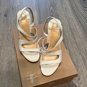 Beautiful Christian Louboutin sandal in excellent condition.